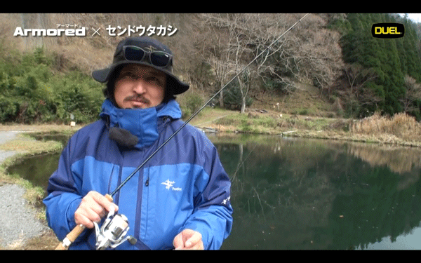 釣りニンジャの気まぐれ釣行！アーマードF+0.1号で管釣りに挑戦！(動画)